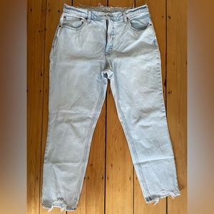 Abercrombie High Rise Mom Jean